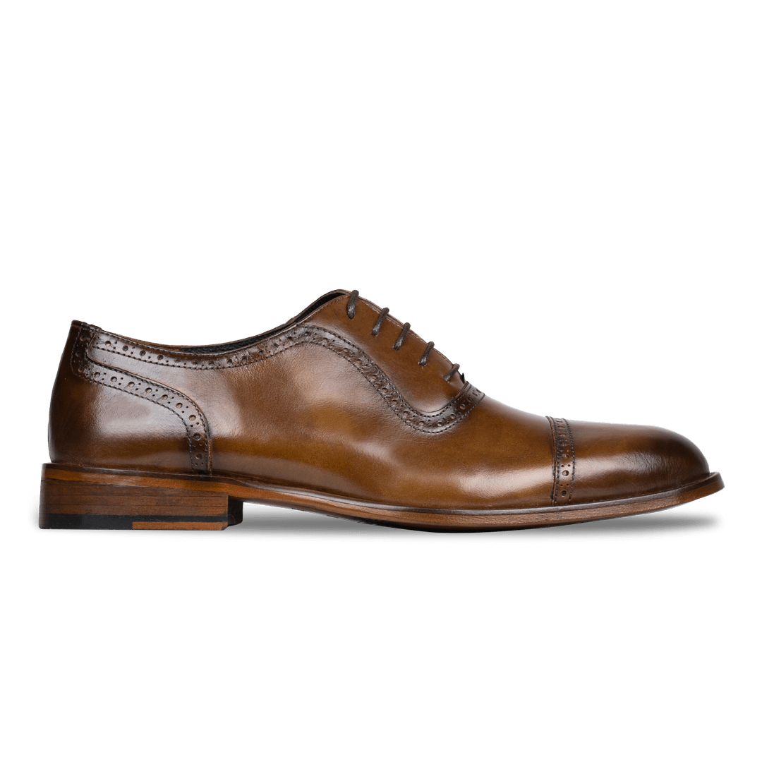 Lewis Richelieu Homme Cuir Cognac Bleather UK bleather.ma