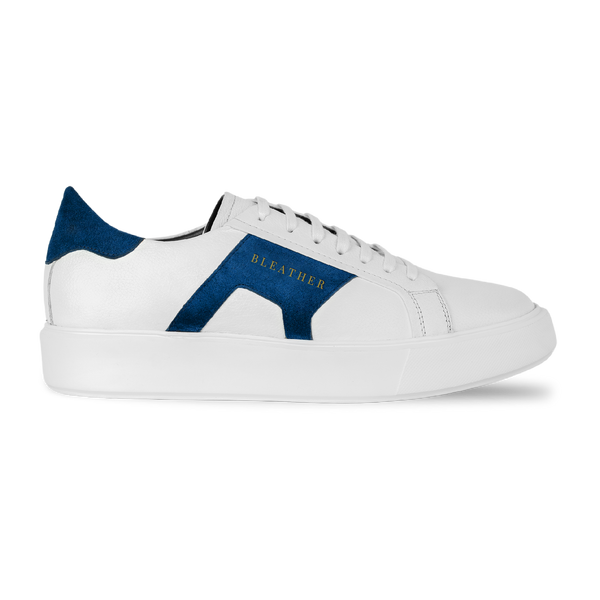 Egbert: Sneakers Homme - Cuir Blanc B'