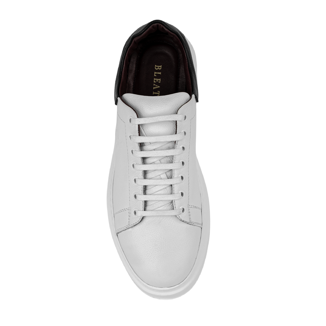 Palmer: Sneakers Homme - Cuir Blanc N'