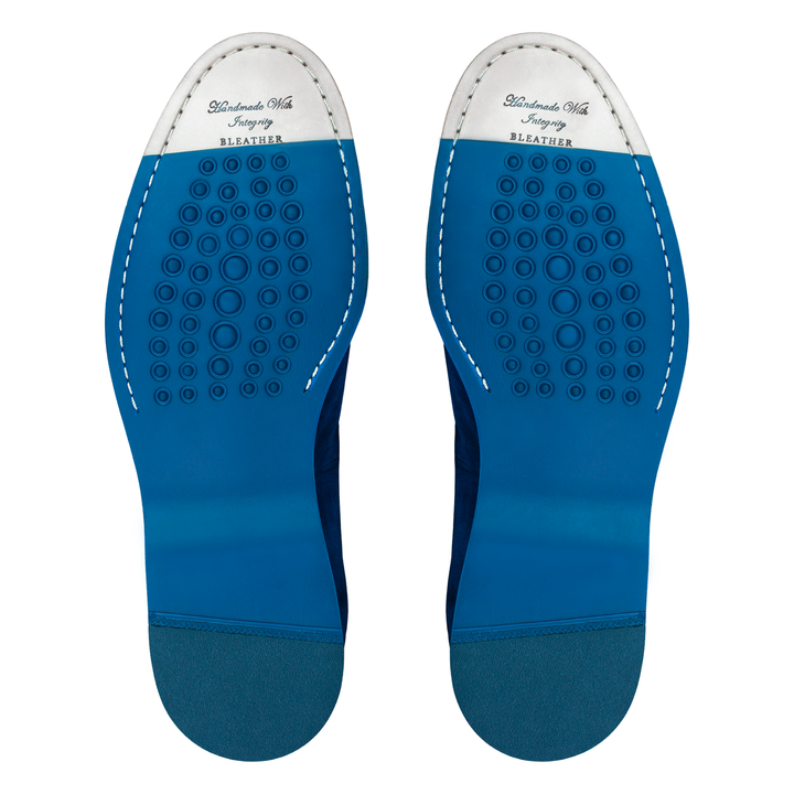 Harris: Mocassin Homme - Daim Bleu