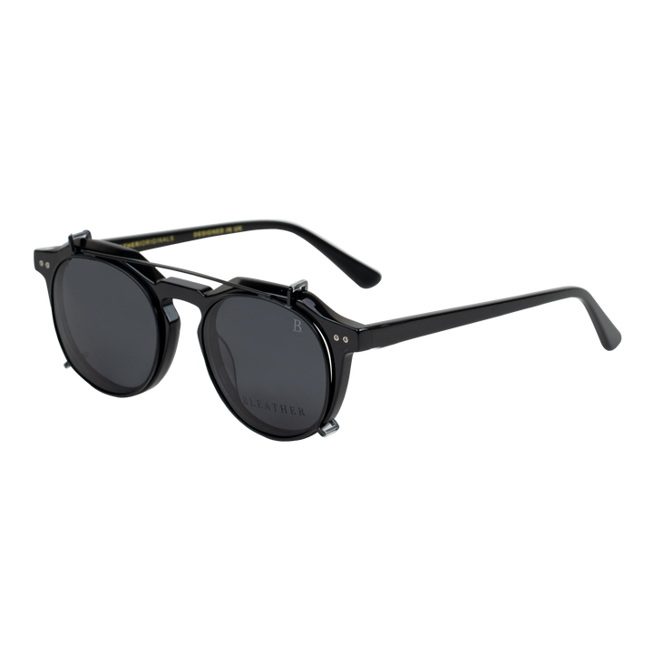 Bastion: Lunettes à clips de luxe Noir