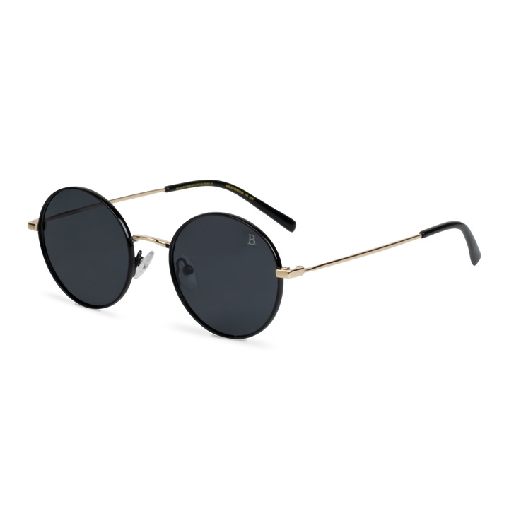 Globe S': Lunettes de soleil de luxe Noir Gold