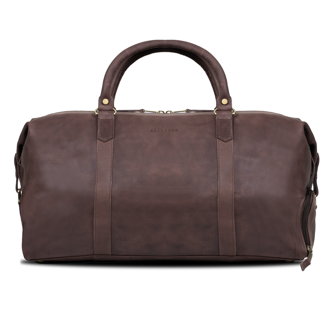 Imperial Essence: Sac de Voyage - Cuir Marron