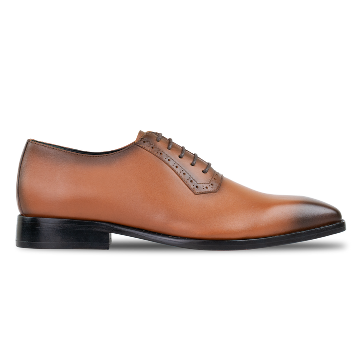 Branson: Richelieu Homme - Cuir Cognac