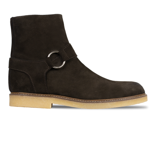 Marlon: Bottes Homme -  Daim Marron