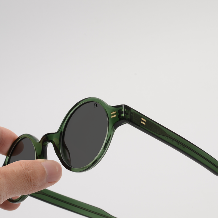 Moss: Lunettes de soleil de luxe Vert