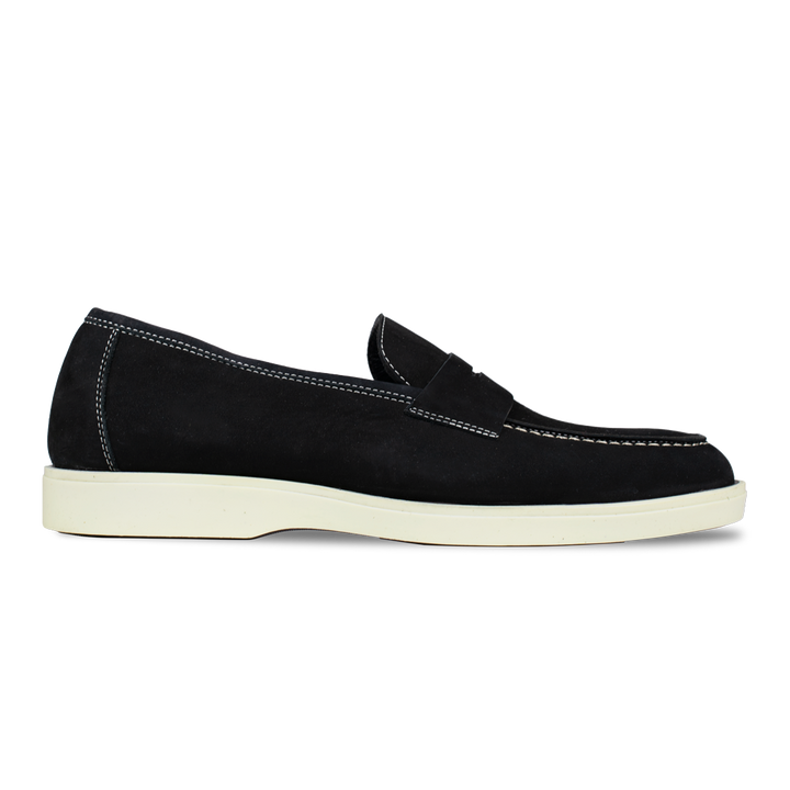 Alan: Mocassin Homme - Gomme Noir