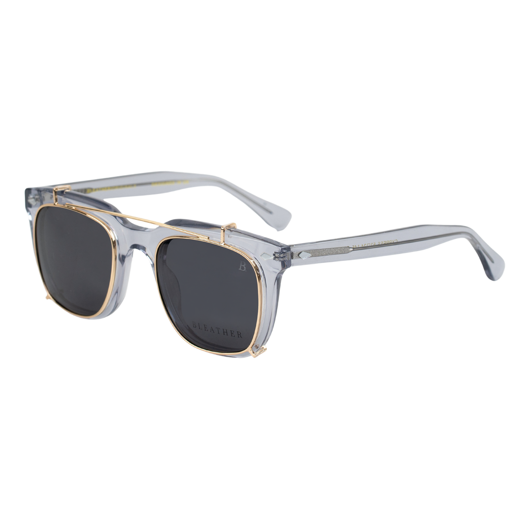 Cypress: Lunettes à clips de luxe Gris