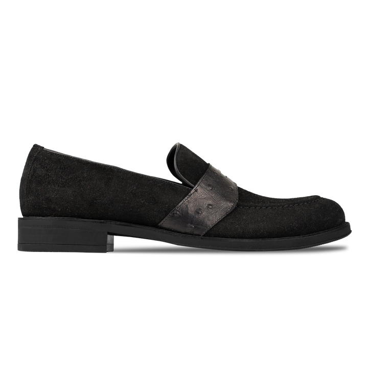 Anderton: Mocassin Homme - Cuir Noir