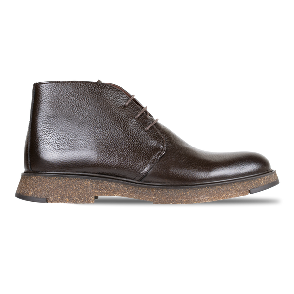 Brooking: Demi Bottes Homme - Cuir Marron