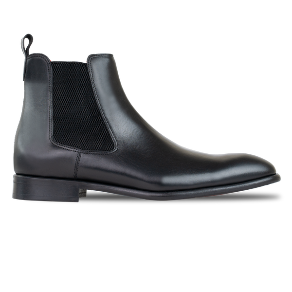 Alton: Chelsea Boots Homme - Cuir Noir