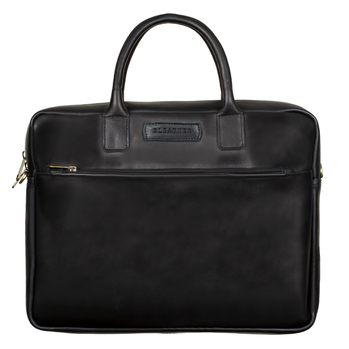 Prestige: Cartable Ordinateur - Cuir Noir