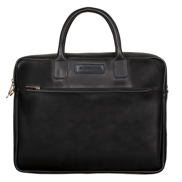 Prestige: Cartable Ordinateur - Cuir Noir