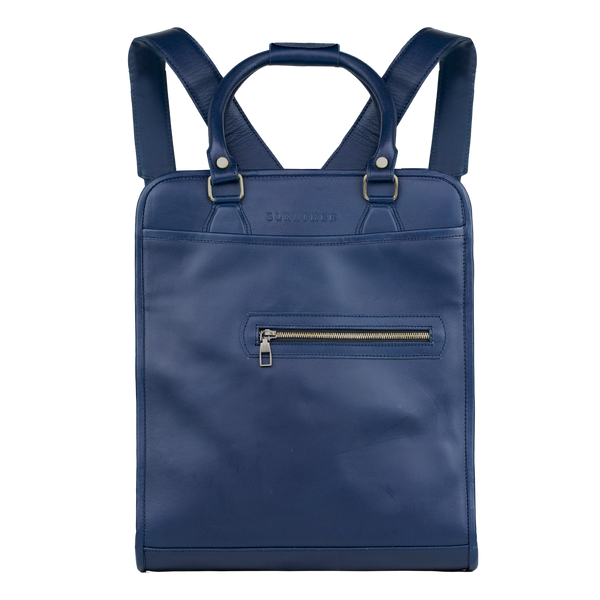 Fezexplore: Sac à dos - Cuir Bleu