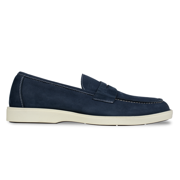 Alan: Mocassin Homme - Gomme Bleu