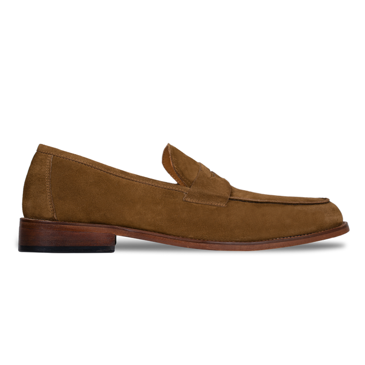 Nowell: Mocassin Homme - Daim Cognac