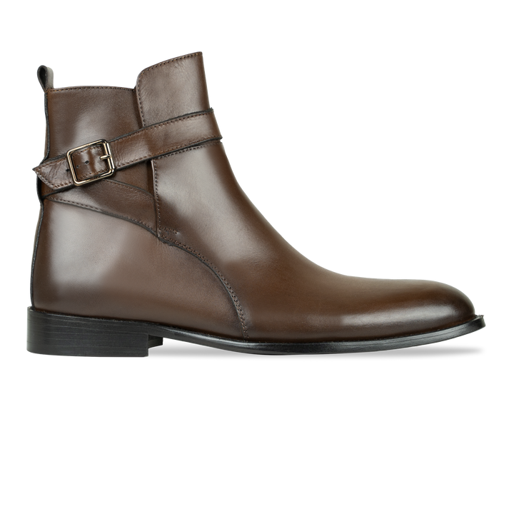 Conor: Bottes Homme - Cuir Marron