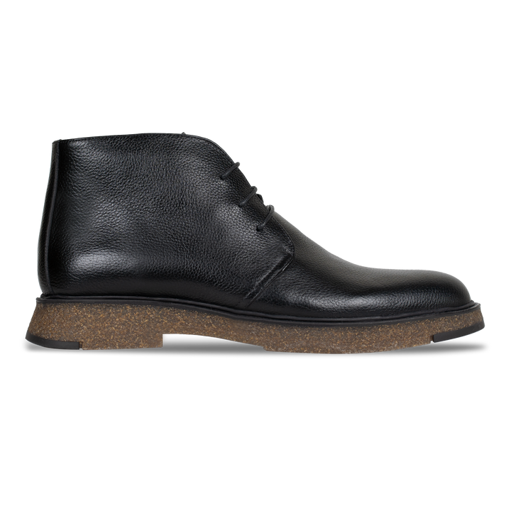 Brooking: Demi Bottes Homme - Cuir Noir