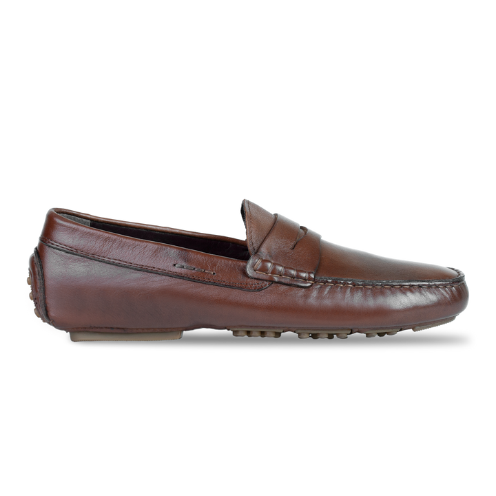 Gary: Mocassin Homme - Cuir Marron