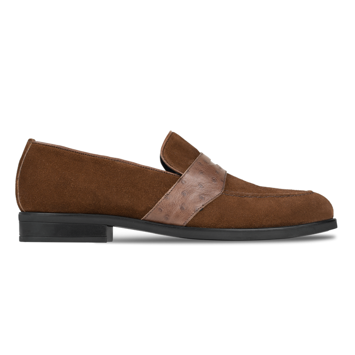 Anderton: Mocassin Homme - Cuir Marron