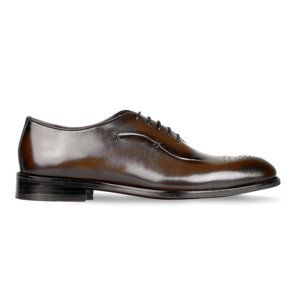 Pharrel: Richelieu Homme - Cuir Marron