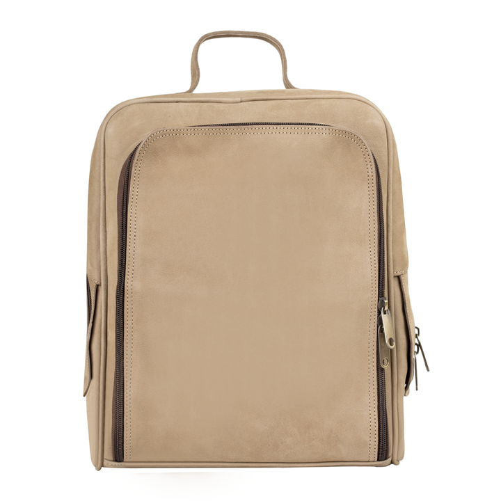 Zenith: Sac à dos - Nubuck Beige