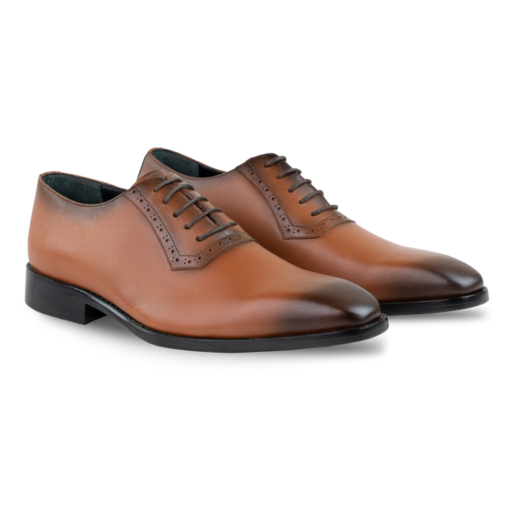 Branson: Richelieu Homme - Cuir Cognac