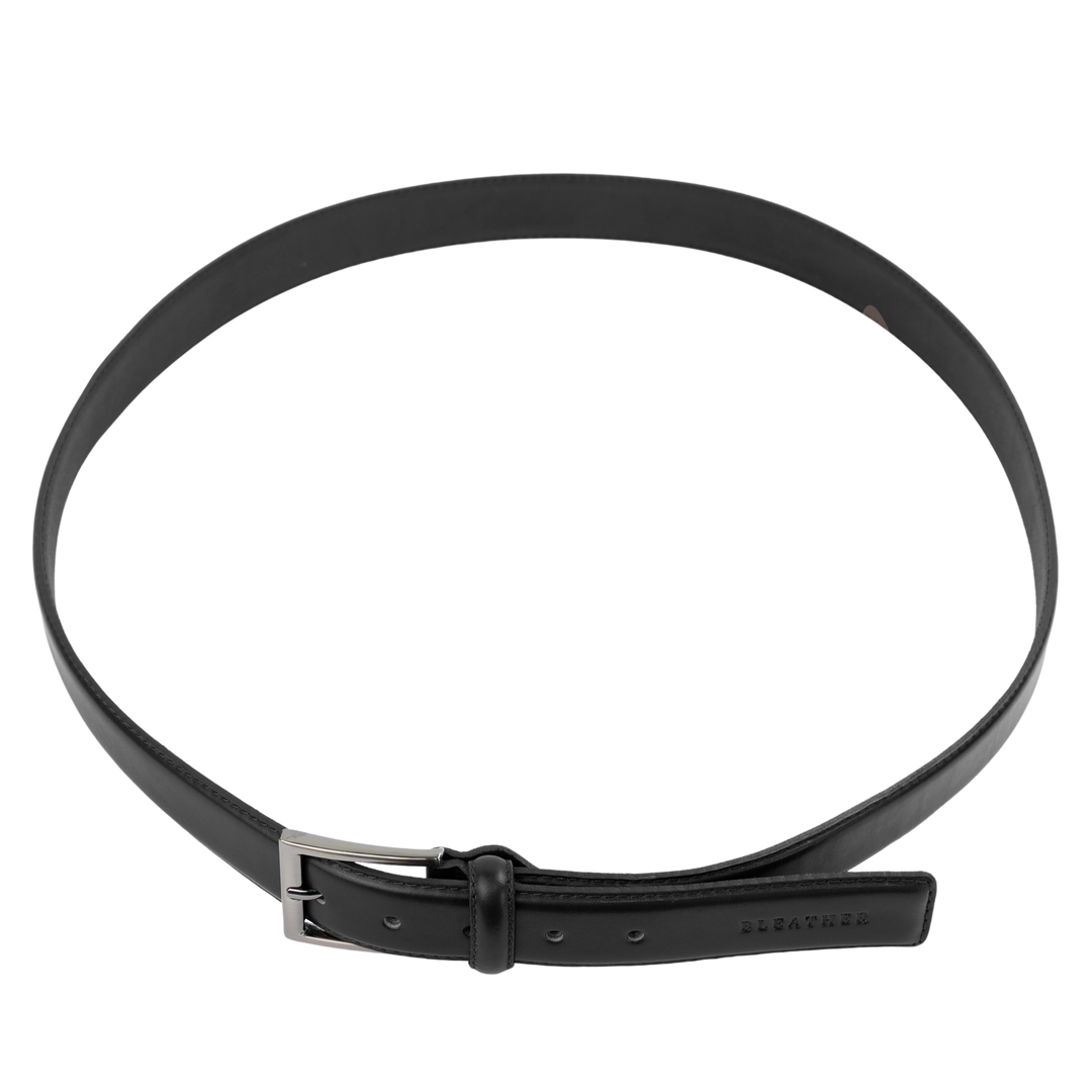 C74: Ceinture Homme - Cuir Noir