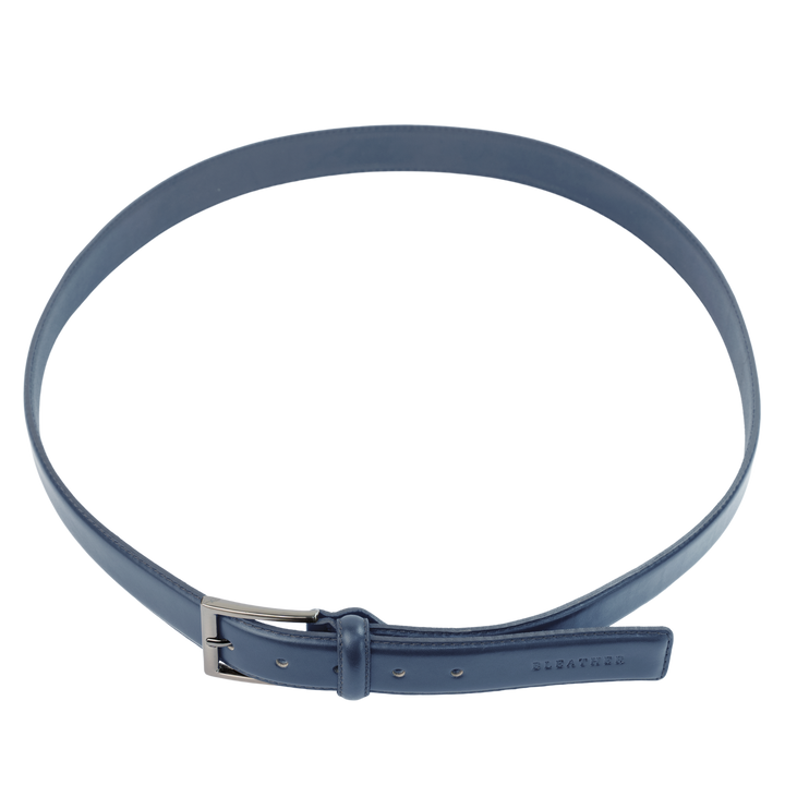 C74: Ceinture Homme - Cuir Bleu