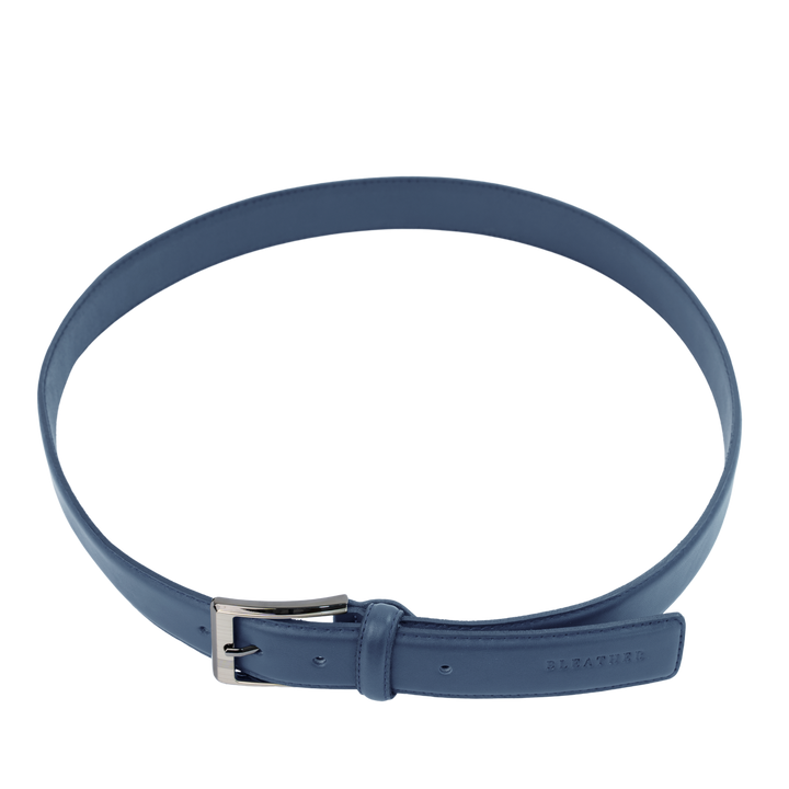 C72: Ceinture Homme - Cuir Bleu