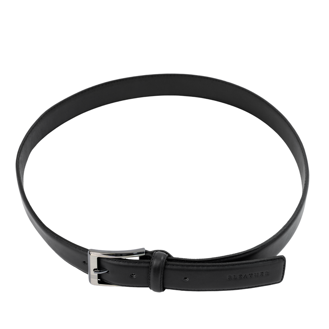 C72: Ceinture Homme - Cuir Noir