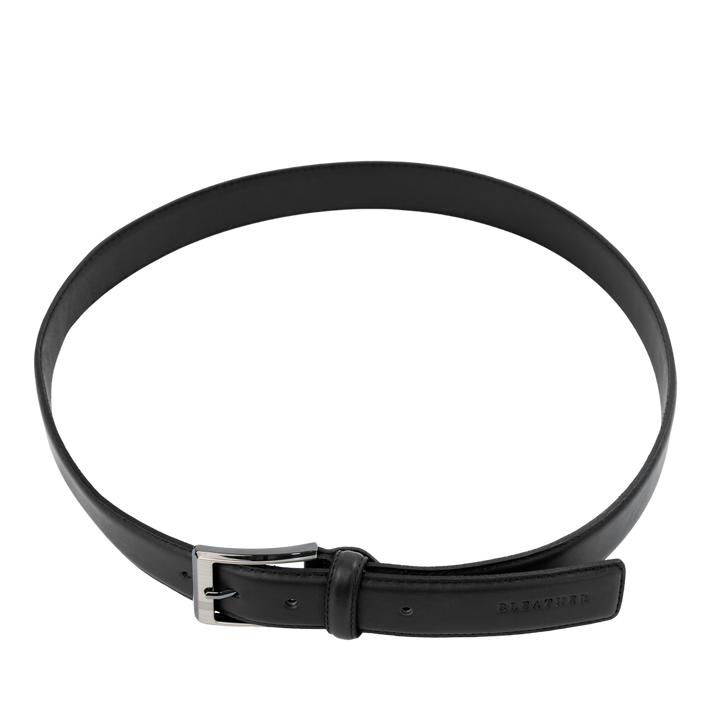 C72: Ceinture Homme - Cuir Noir