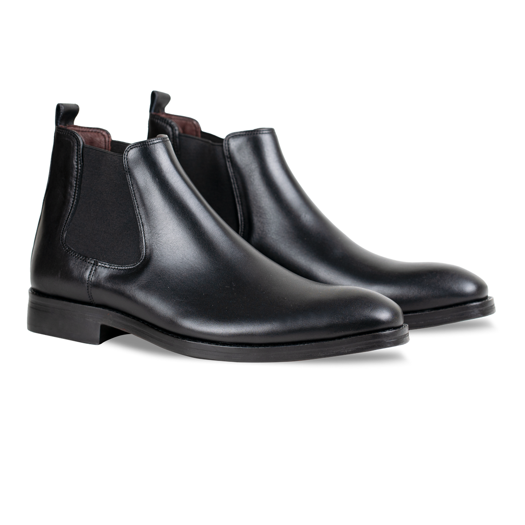 Brian: Chelsea Boots Homme - Cuir Noir