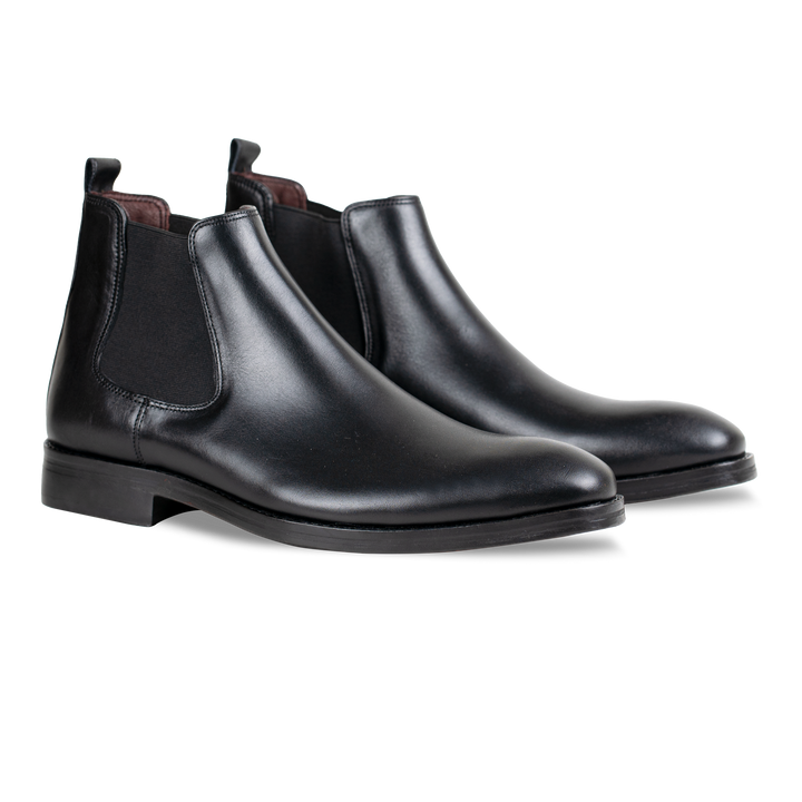 Brian: Chelsea Boots Homme - Cuir Noir