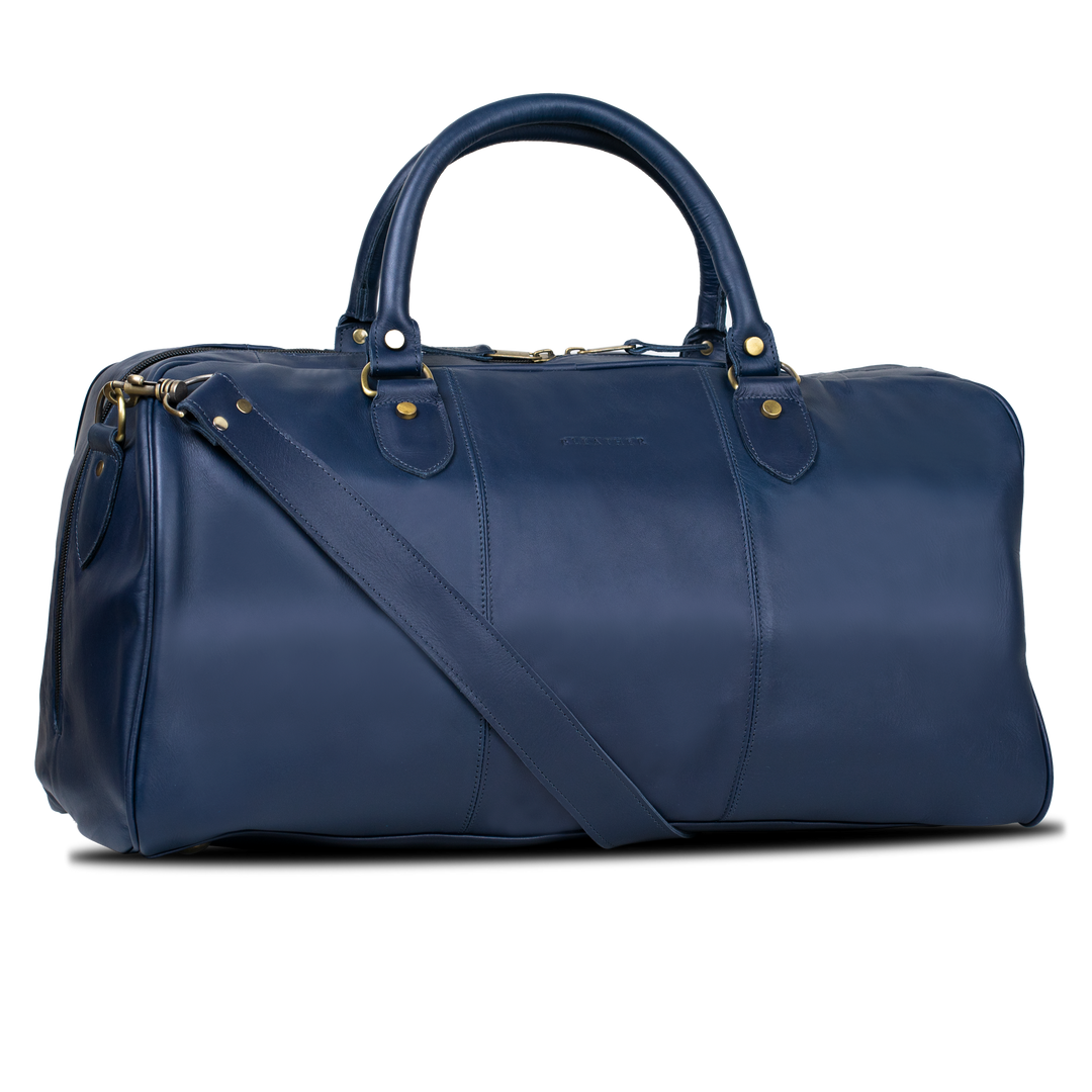 TheAristocrat: Sac de Voyage - Cuir Bleu