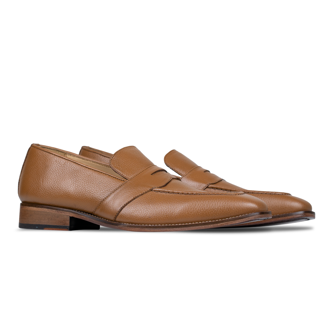 River: Mocassin Homme - Guir Cognac