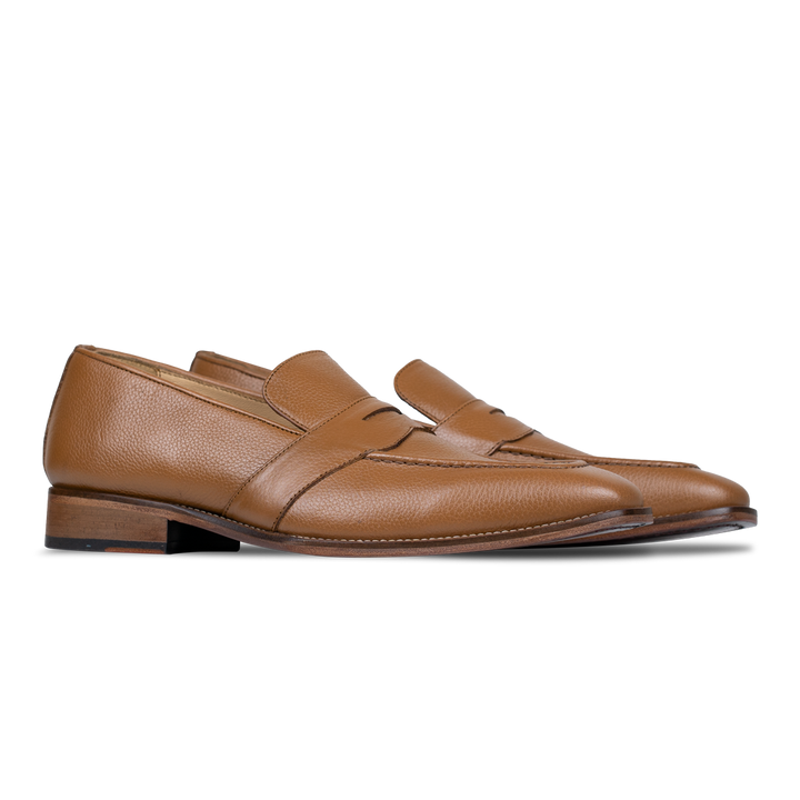 River: Mocassin Homme - Guir Cognac