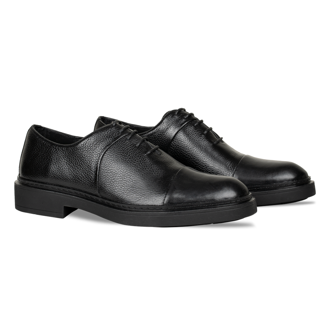 Edouard: Richelieu Homme - Cuir Noir