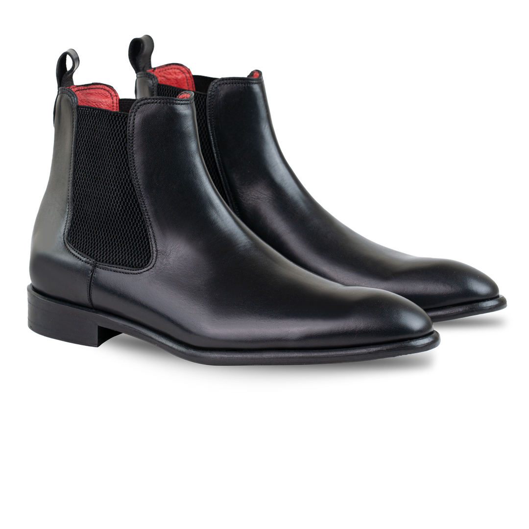 Alton: Chelsea Boots Homme - Cuir Noir