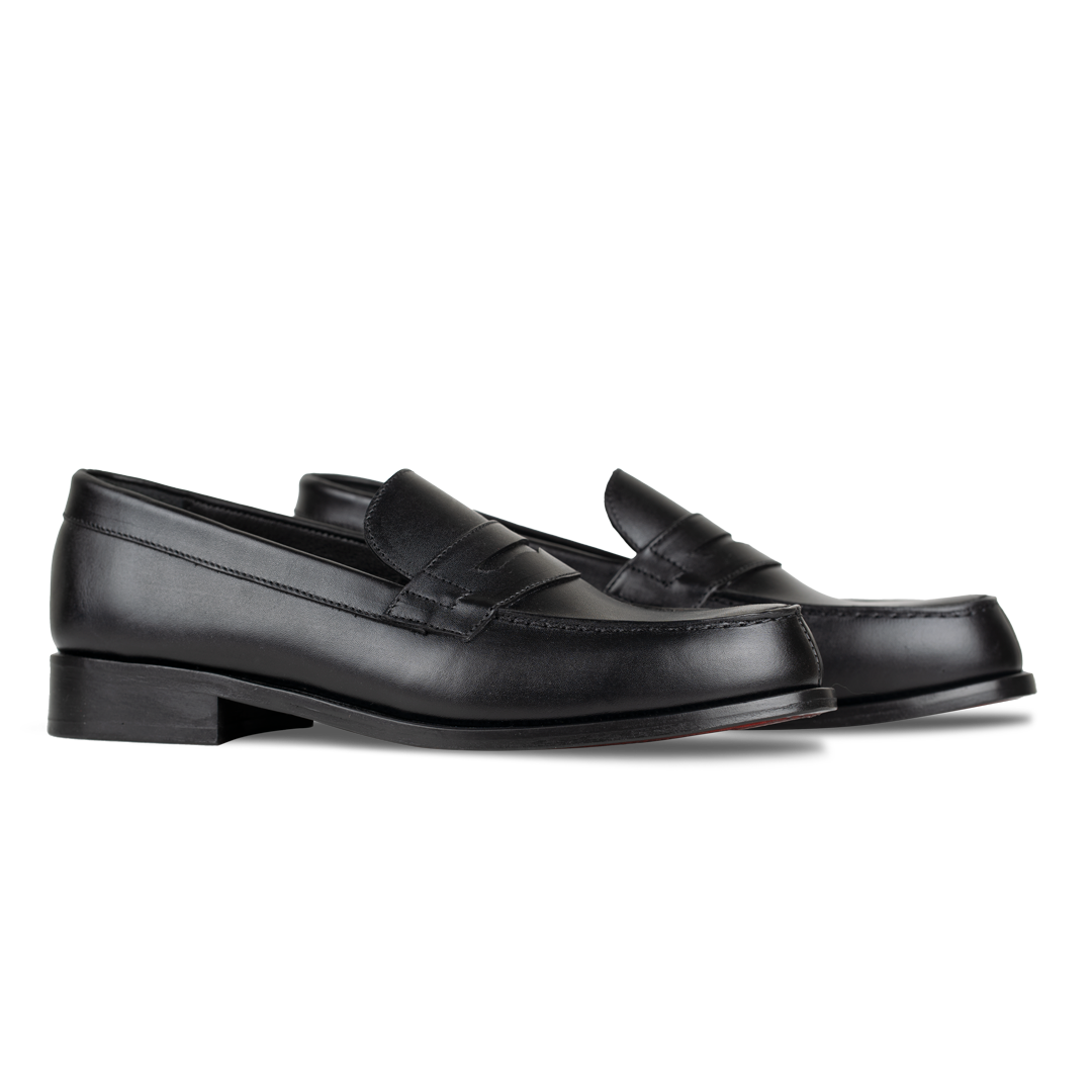 Beverley: Mocassin Homme - Cuir Noir