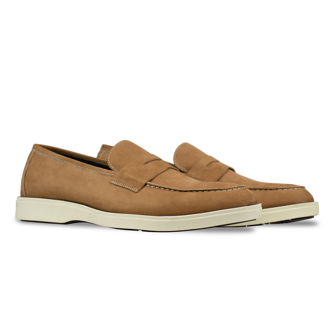 Alan: Mocassin Homme - Gomme Cognac