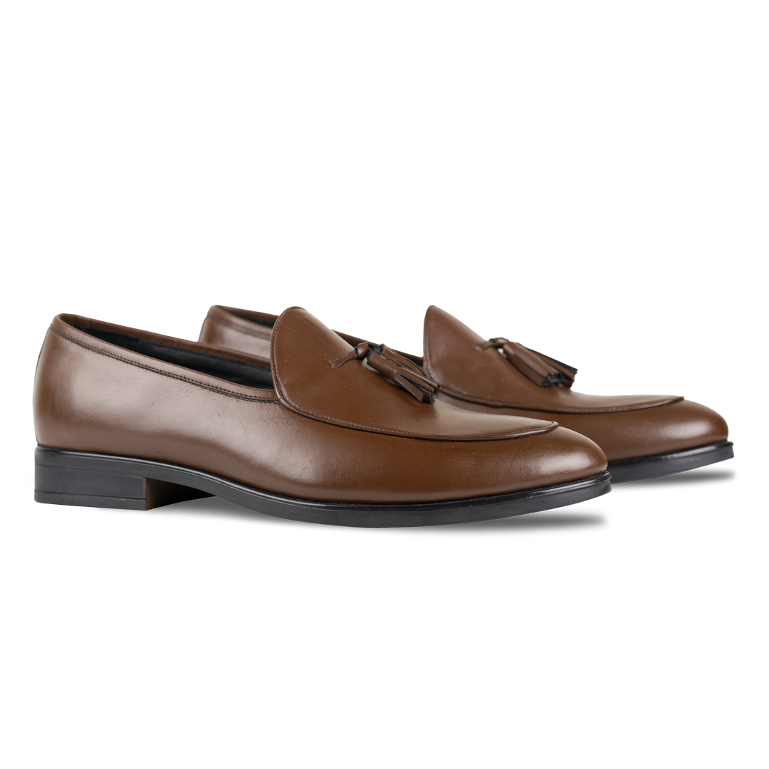 Hackney: Mocassin Homme - Cuir Marron