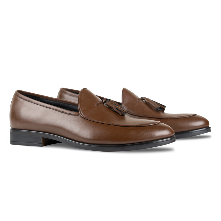 Hackney: Mocassin Homme - Cuir Marron