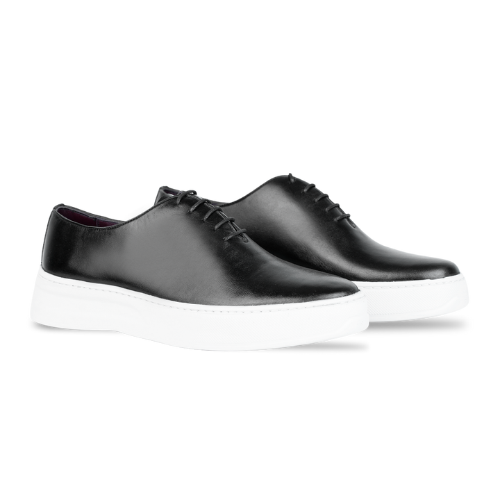 Kirk: Sneakers Homme - Cuir Noir