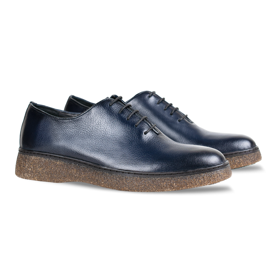 Peters: Richelieu Homme - Cuir Bleu