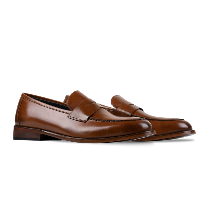 Andrew: Mocassin Homme - Cuir Marron