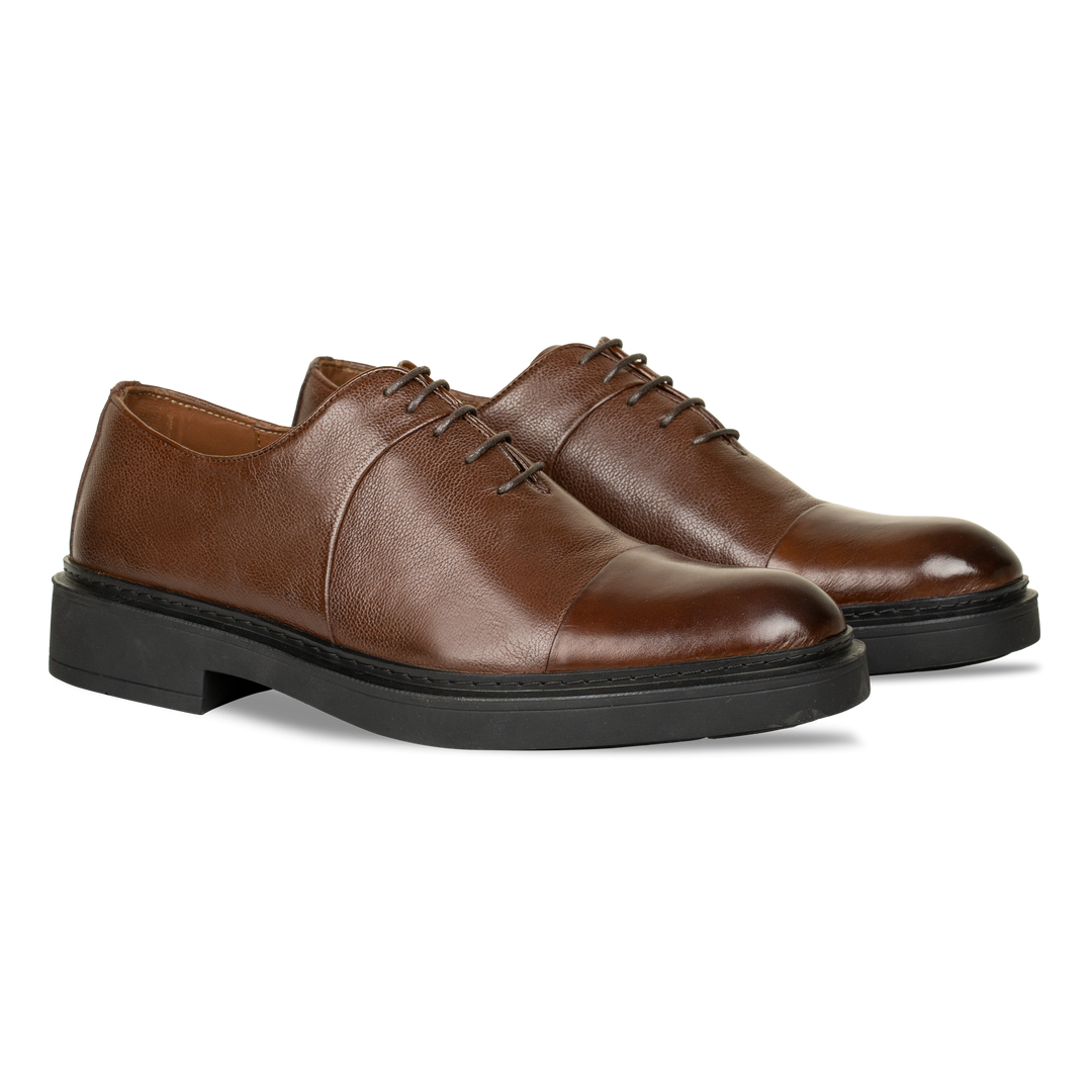 Edouard: Richelieu Homme - Cuir Marron