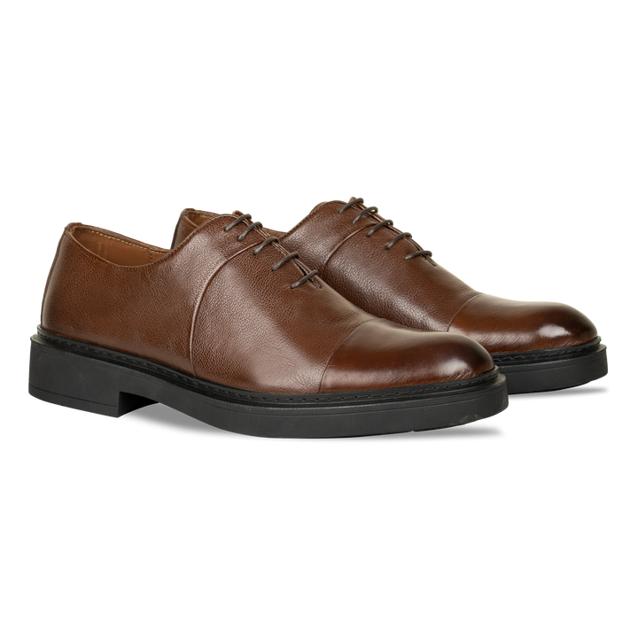 Edouard: Richelieu Homme - Cuir Marron