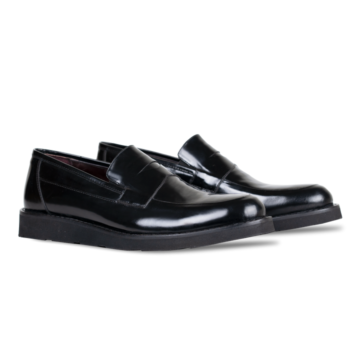 Molow: Mocassin Homme - Cuir Noir