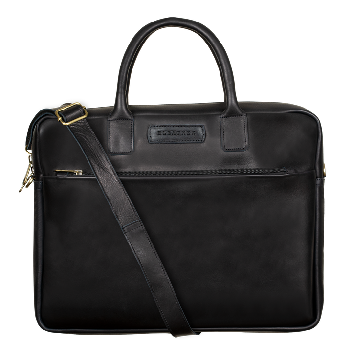 Prestige: Cartable Ordinateur - Cuir Noir